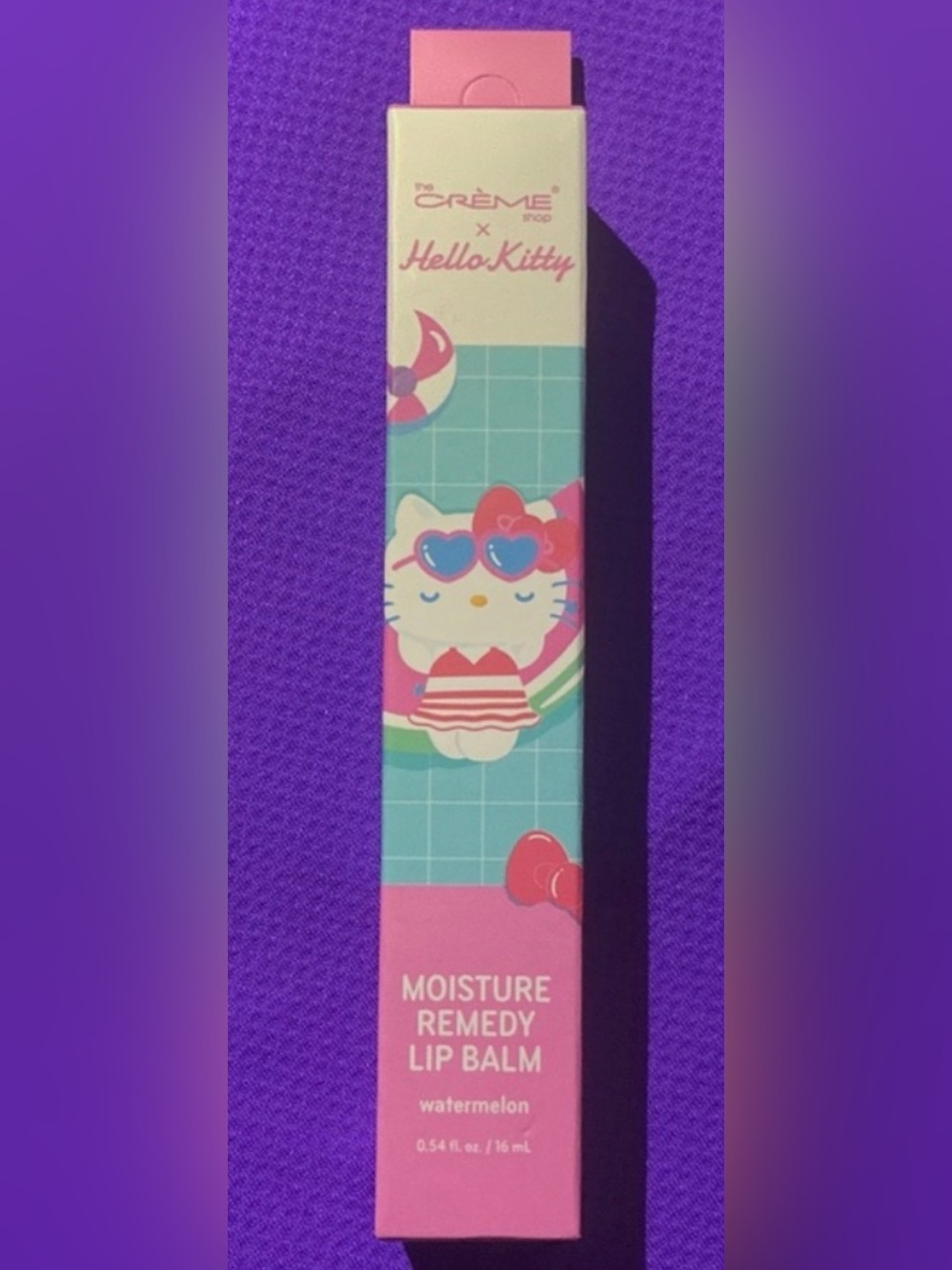 🍉Hello Kitty Pink & Aqua Watermelon Lip Balm Tube